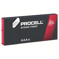 Picture of Duracell Procell Micro AAA Alkaline Battery, LR03 - Pack of 10