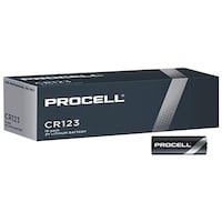Picture of Duracell Procell CR123 Lithium Battery, 3V - Pack of 10