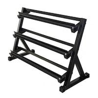 Picture of Harley Fitness 3 Tier Dumbbells Rack