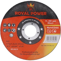 Royal Power Professional Cutting Discs, 1.2mm, 4.5inch - Set of 25