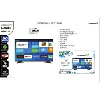 Videocon 32Inch Full HD Smart TV, AAEE32EL1100D1, Black