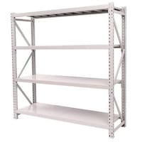 Dingo 4 Tier Organizing Shelves Rack, 200x60cm, White