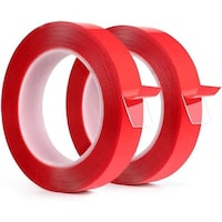 Dingo Acrylic Strong Double Sided Adhesive Tape, Red