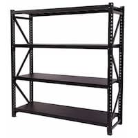 Dingo 4 Tier Organizing Shelves Rack, 200x60cm, Black
