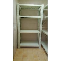 Dingo 4 Tier Storage Shelves Rack, 100x60x200cm, Beige