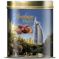 Picture of Arabian Tales Burj Al Arab Can Milk Chocolates, 200g