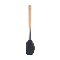 Picture of Vague Silicone Scraper with Oak Wood Handle, Grey