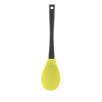 Vague Silicone Serving Spoon with Handle, Yellow