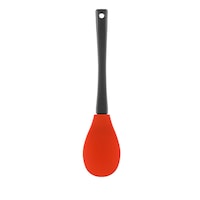 Vague Silicone Serving Spoon with Handle, Orange