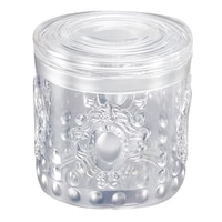 Vague Acrylic Candy Jar, Small, Transparent