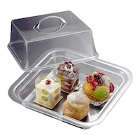 Picture of Vague Acrylic Square Cake Box, 40cm