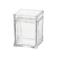 Picture of Vague Plastic Square Canister, 470ml, Transperent
