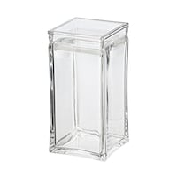 Picture of Vague Plastic Square Canister, 1.2L, Transperent