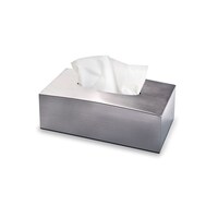 Picture of Vague Acrylic Metal Finish Tissue Box, Silver