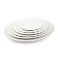 Picture of Porceletta Porcelain Oval Serving Plate, 10inch, Ivory