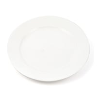Picture of B2B Porcelain Flat Plate, 25cm, Ivory