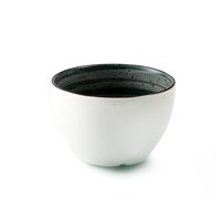 Porceletta Glazed Porcelain Soup Cup, 4inch, Green