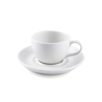 Picture of Porceletta Porcelain Cup & Saucer, 80ml, Ivory