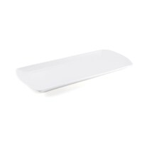 Picture of Porceletta Porcelain Rectangular Serving Plate, 16inch, Ivory