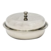 Picture of Vague Stainless Steel Serving Dish With Lid, 750ml
