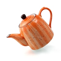 Picture of Porceletta Glazed Porcelain Coffee Pot, 350ml, Orange