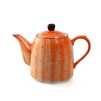 Picture of Porceletta Glazed Porcelain Coffee Pot, 700ml, Orange