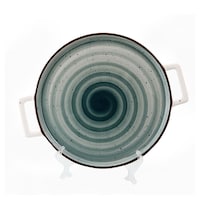 Picture of Porceletta Glazed Porcelain Pizza Plate, 39cm, Green