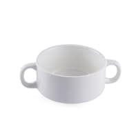 Picture of Porceletta Porcelain Soup Cup with Handles, 200ml, Ivory