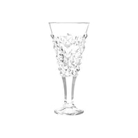 City Glass La Rose Steamware Glass, 250ml, Clear, Box of 6 Pcs