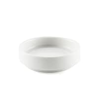 Picture of Porceletta Porcelain Straight Round Dish, 7.5cm, Ivory