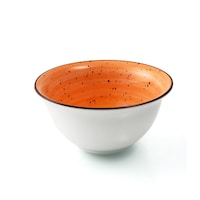 Picture of Porceletta Glazed Porcelain Bowl, 14.5cm, Orange