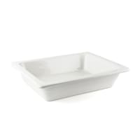Picture of Porceletta Porcelain Half Rectangle Chafing Dish Insert Bowl, 6.5cm, Ivory