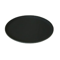 Picture of Vague Oval Non Slip Plastic Tray, 56x68cm, Black