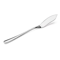 Vague Stylo Stainless Steel Fish Knife, Silver
