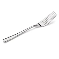 Vague Stylo Stainless Steel Serving Fork, Silver