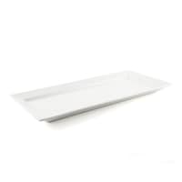B2B Ivory Porcelain Mashai Rectangular Platter, 39.5cm, White
