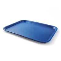 Vague Fast Food Plastic Tray, 45x35cm, Blue