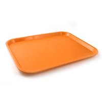 Vague Fast Food Plastic Tray, 45x35cm, Orange