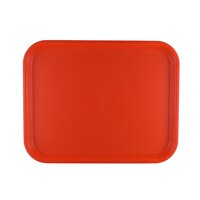 Picture of Vague Fast Food Plastic Tray, 45x35cm, Red