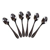 Suntai Stainless Steel Tea Spoon, 11.5cm, Silver - Pack of 6