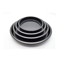 Black Aluminium Pizza Pan, 19cm, Black