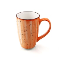 Porceletta Glazed Porcelain Tea/Coffee Mug, Orange