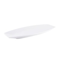 Picture of Porceletta Porcelain Boat Rectangular Plate, 12inch, Ivory