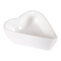 Picture of Porceletta Ceramic Heart Shape Bowl, 11x10cm, White