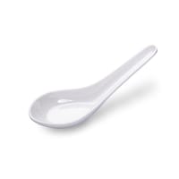 Picture of Vague Melamine Soup Spoon, 5inch, White