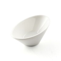 Picture of Porceletta Porcelain Cone Shape Dish, 10x6x4cm, Ivory