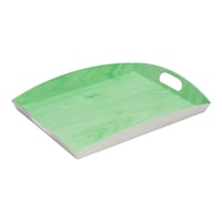 Vague Melamine Rectangle Shape Dream Design Tray, 15cm, Light Green