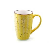 Picture of Porceletta Glazed Porcelain Tea/Coffee Mug, Yellow