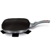 Picture of Berlinger Haus Moonlight Edition Grill Pan with Protector, 28cm, Black