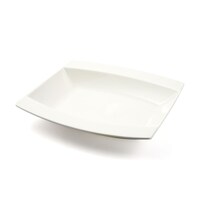 Picture of Porceletta Meena Design Porcelain Square Soup Plate, 9inch, Ivory
